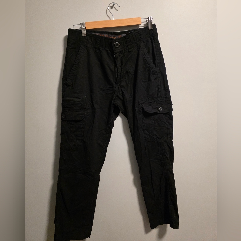 Wearfirst Men's Classic Black Cargo Trousers